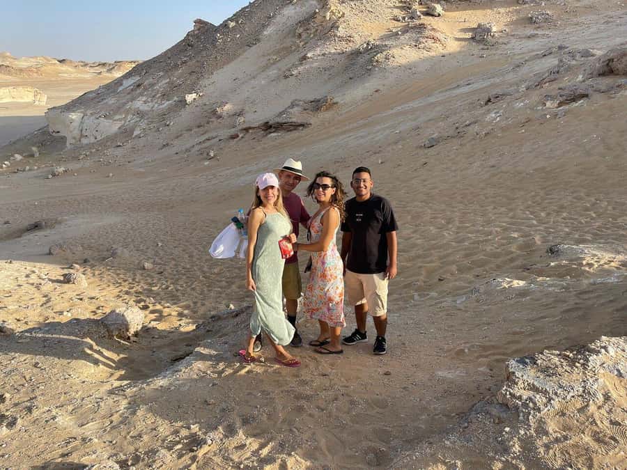 Cairo: Bahariya Oasis & White Desert A Private Day Adventure - Black Desert and Crystal Mountain: textures you can feel in photos