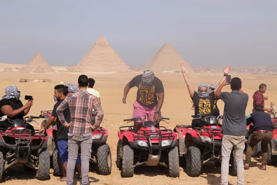 Cairo: Giza Pyramids Tour with Quad Bike Safari & Camel Ride - Entry Fees, Skip-the-Line Access, and What the $100 Actually Buys