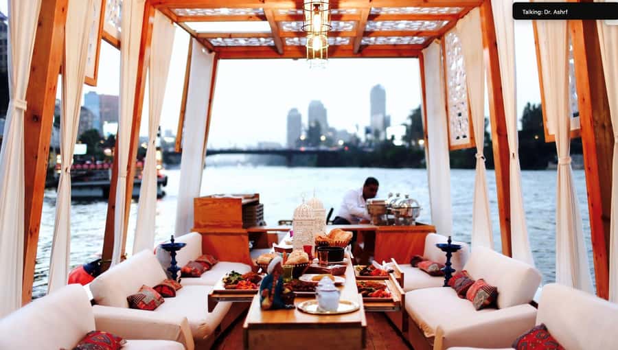 Cairo: Private Felucca Ride with Dinner and Drinks - 110 minutes on the Nile: when the views feel most cinematic