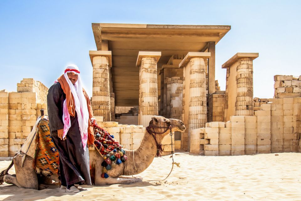 Cairo: Pyramids, Sakkara & Memphis Tour with Lunch - Getting around: AC rides, pickup points, and timing reality