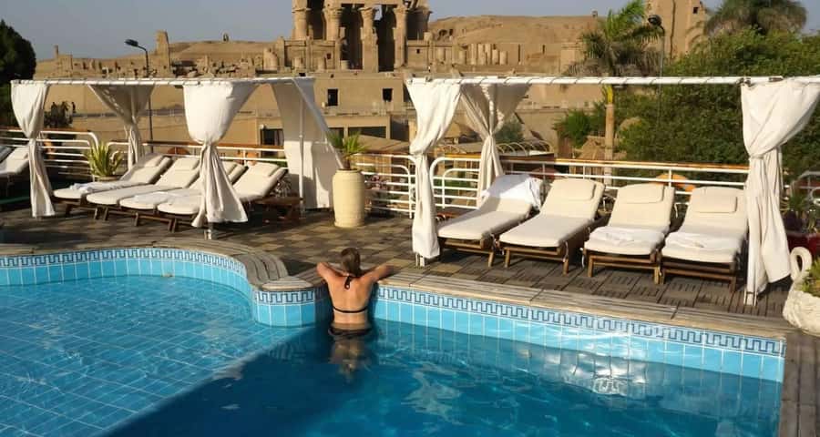 From Aswan: 4-Days 3-Night Nile Cruise with Hot Air Balloon - Day 1 in Aswan: High Dam, Philae Temple, and your first night afloat