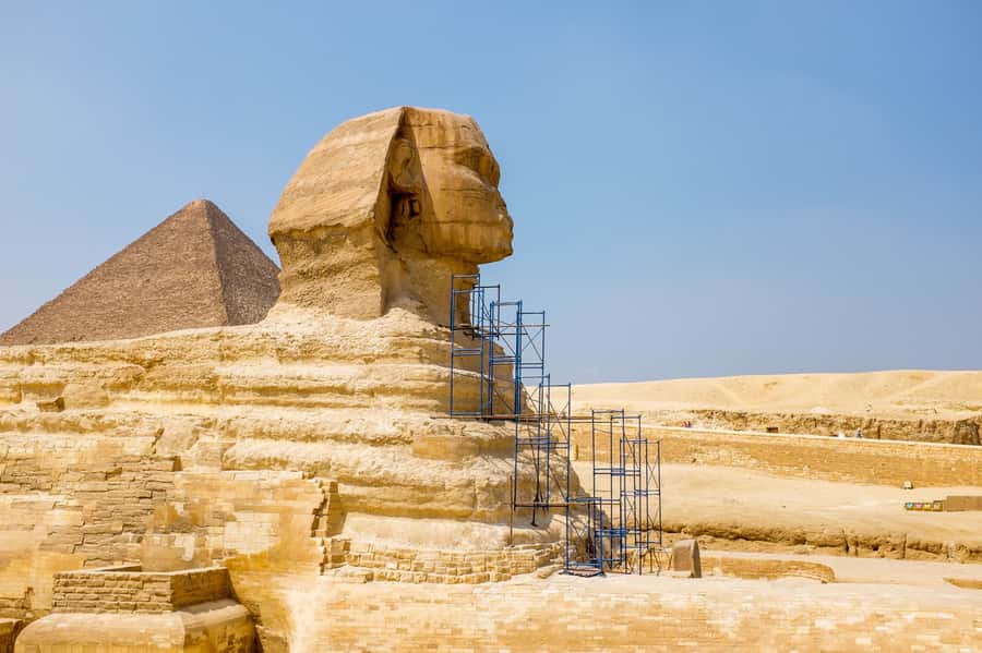 From Cairo/Giza: Pyramids, Memphis, and Sakkara Day Tour - VIP Upgrade: Lunch Included and a Peaceful Felucca Sail on the Nile