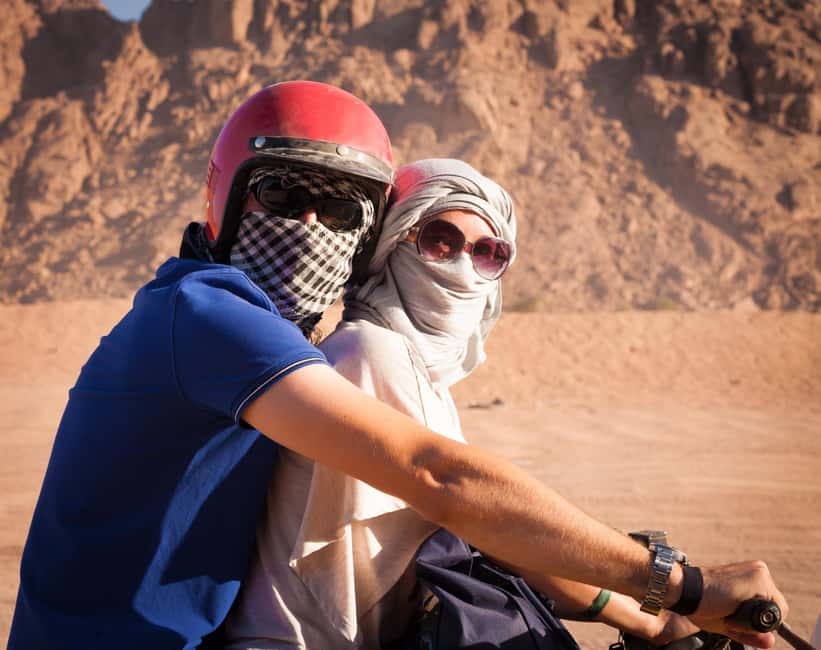 Hurghada: ATV Quad, Jeep and Buggy Safari with BBQ Dinner - Camel Ride: Short for Time, Still Good for Photos