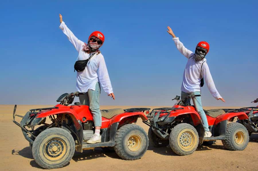 Hurghada: Desert Quad, Bedouin Village, and Camel Ride Tour - From Hurghada pickup to first instructions