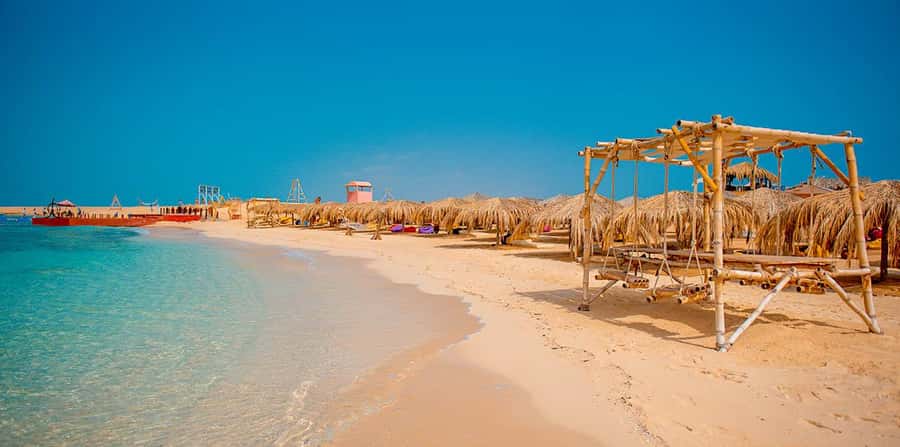 Hurghada: Hula Hula Island Boat Trip with Snorkeling & Lunch - Snorkeling over the reef: how to make it work for your comfort level