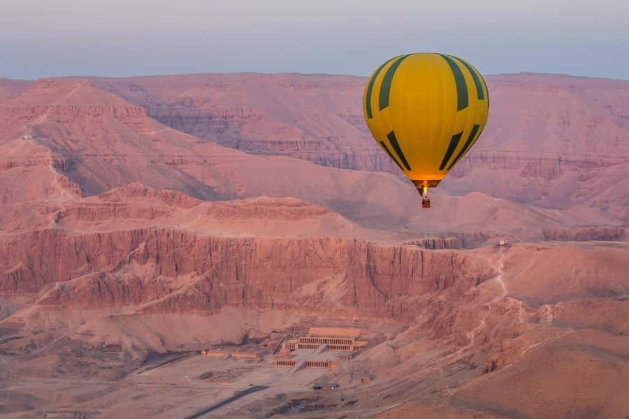 Hurghada: Luxor Hot Air Balloon Ride and Day Tour With Meals - Karnak Temple Complex: Hypostyle Hall and East Bank Timing