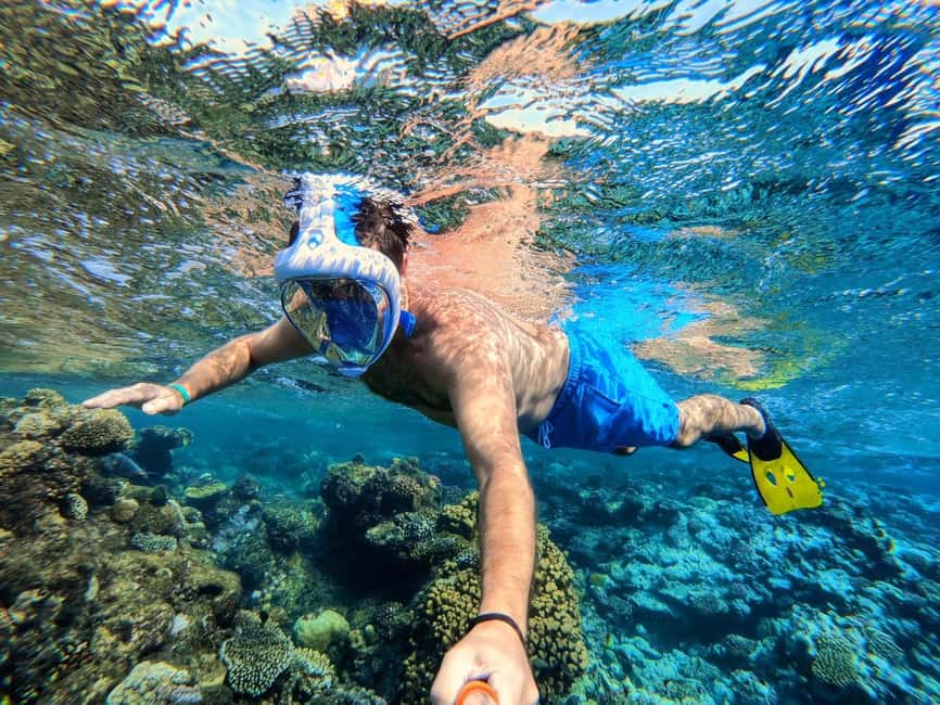 Hurghada: Orange Bay Day Trip with Water Sports and Lunch - What you eat: buffet lunch on board plus drinks and fruit