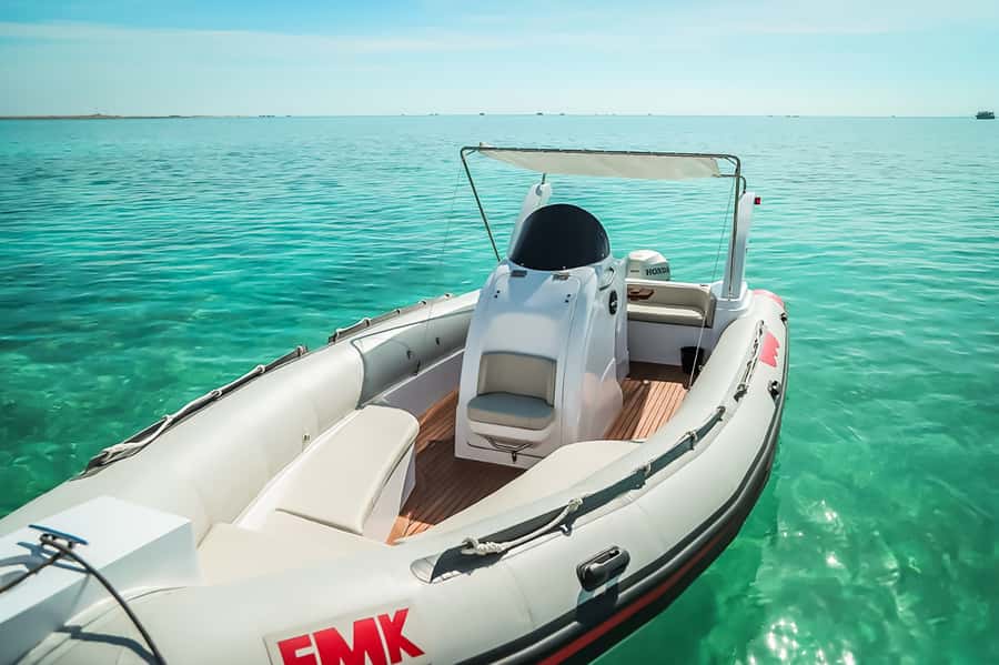 Hurghada: Orange Bay & Magawish Island Speedboat with Lunch - Optional parasailing: 5 minutes above the Red Sea
