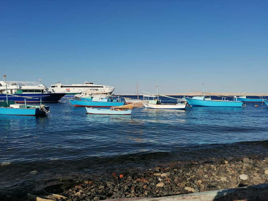 Hurghada: Private Guide City Tour & Shopping Stop - New Marina first: an easy start with great sea views