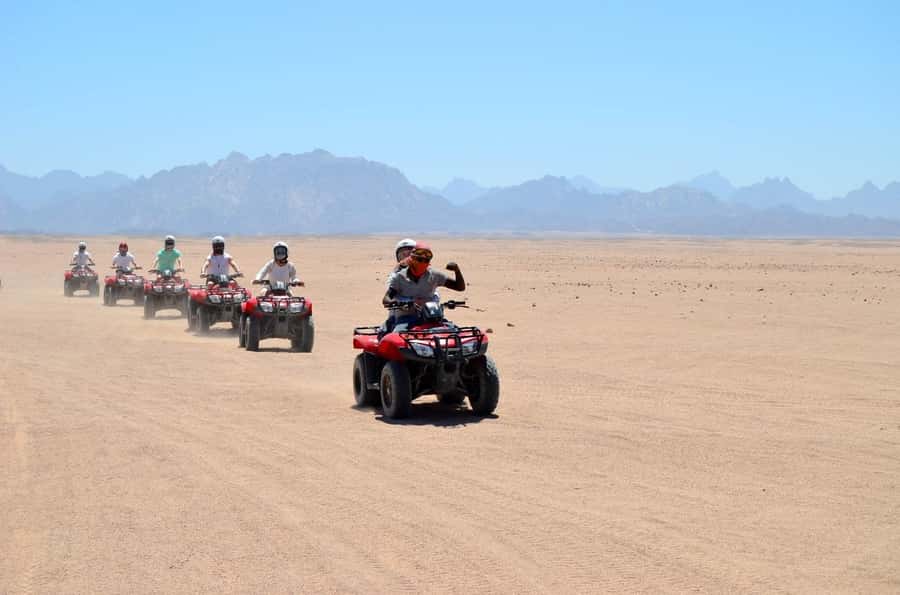 Hurghada: Quad Bike, Buggy, and Camel Ride & Bedouin Village - 30 minutes on the quad: the best part for many first-timers