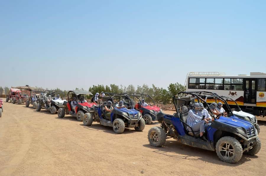 Hurghada: Quad Bike, Buggy, and Camel Ride & Bedouin Village - Oriental show and dinner: only for afternoon tours