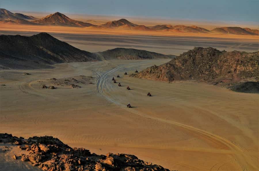 Hurghada: Red Sea Desert Quad Biking Tour & Sand Mountain - Timing options in Hurghada: sunrise, morning, afternoon, and sunset with extras