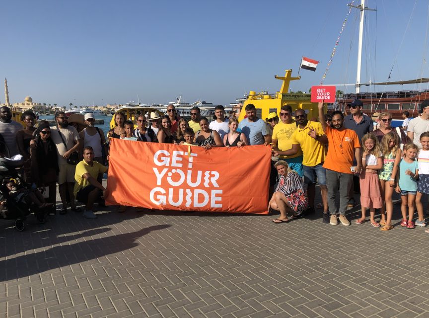 Hurghada: Royal Seascope Submarine Cruise with Snorkel Stop - Getting there smoothly: marina platform, pickup timing, and what to bring