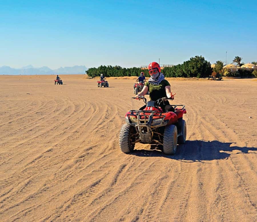 Hurghada: Safari Jeep, Quad, Buggy, Camel Ride & BBQ Dinner - Bedouin Village Visit: Hospitality, Desert Life, and a Place to Spend Carefully