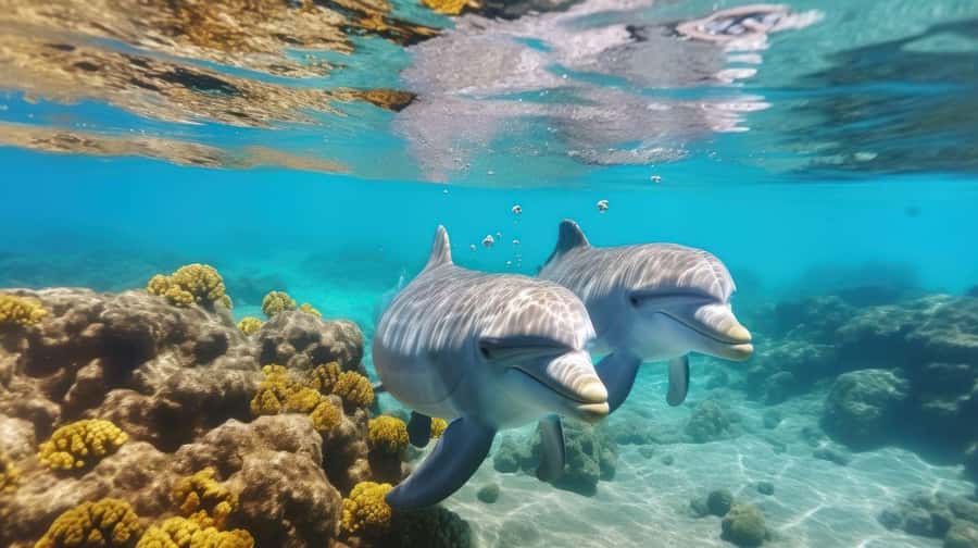 Hurghada: Speedboat Dolphin Watching & Snorkeling with Lunch - Dolphin watching: how the captain searches and what respectful viewing looks like