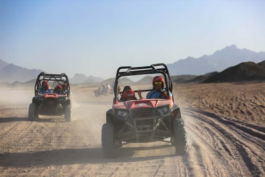 Hurghada: Sunset Desert Safari by Dune Buggy - What to Bring: Dust Reality, Gloves, and Face Protection