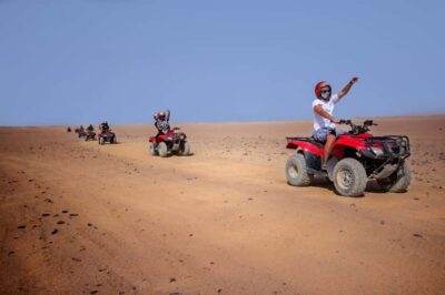 Hurghada: Sunset Quad Bike, Camel w/ Opt Stargazing and BBQ - Pickup, Transfers, and Timing Around Hurghada Resorts
