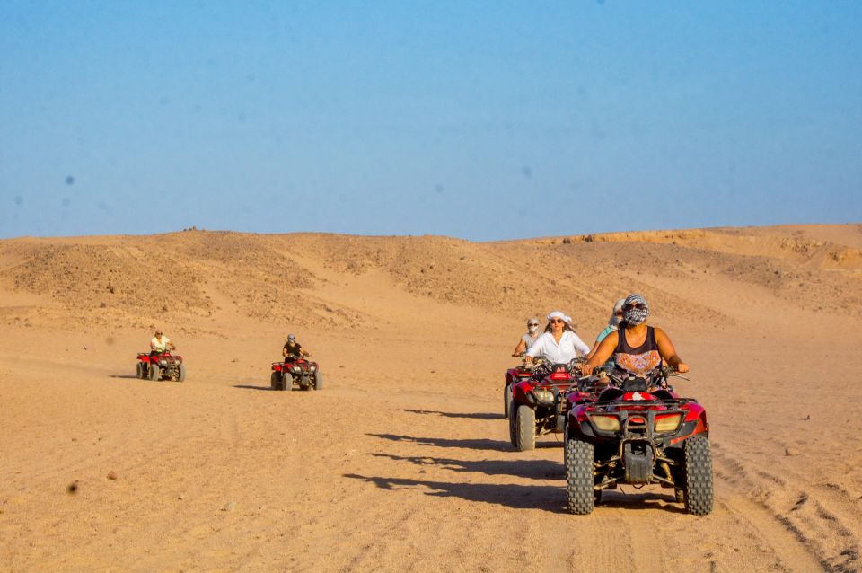 Hurghada: Sunset Quad Bike, Camel w/ Opt Stargazing and BBQ - Camel Ride at Sunset: A Quick Moment That Still Works