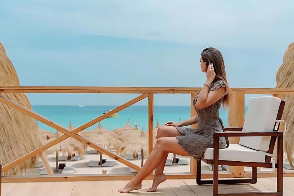 Hurghada:Eden Island Full-Day Trip with Water sports & Lunch - Eden Island beach time: using 1.5 hours well