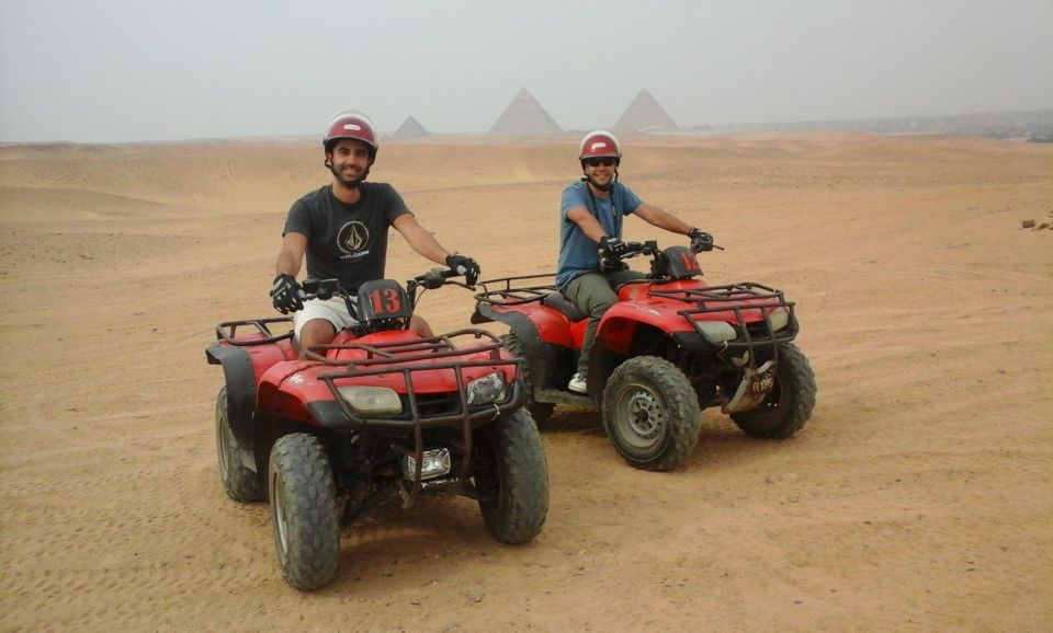 Pyramids of Giza: 1-Hour Quad Bike Desert Safari - ATV condition and comfort: small checks go a long way